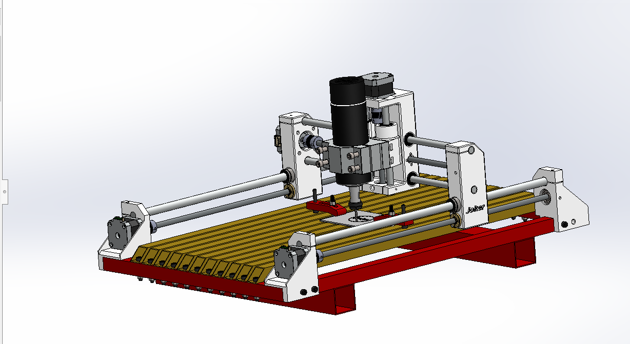 cnc-608桌面数控车床3D数模图纸 Solidworks设计
